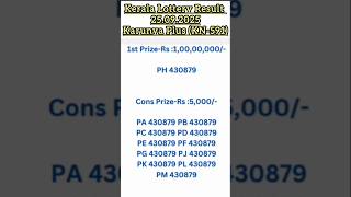 Kerala Lottery Karunya Plus Kn-591 Live Lottery Today