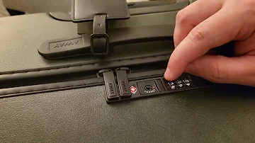Decoding Away Luggage Suitcase (TSA007 combination lock)