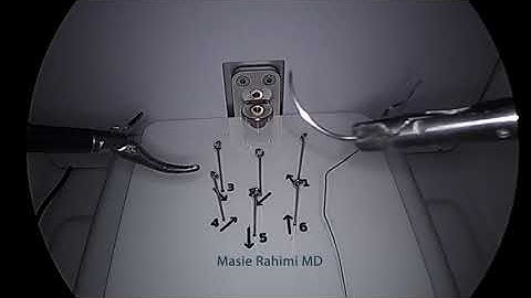 Laparoscopic Advanced Skills: Needle Track