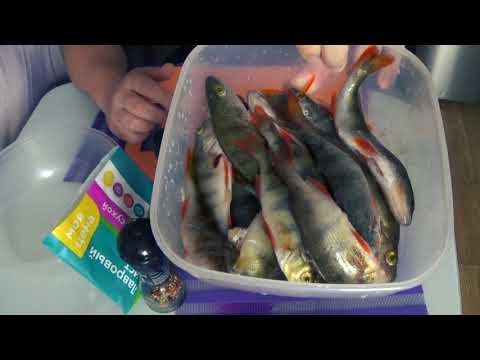Желтый ПОЛОСАТИК . Из окуня своими руками. Закуска к ПИВУ