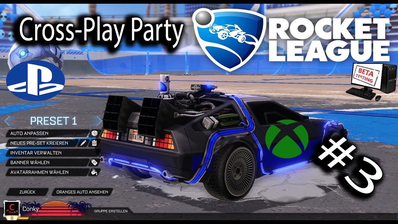 Rocket League CrossPlay Party 3 YouTube