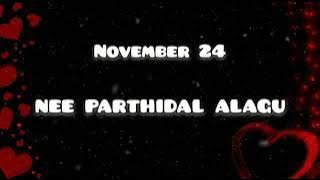 Nee parthidal alagu #November 24||Malaysian tamil movie songs ||audio songs