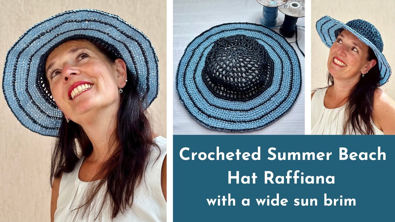Banana republic Crochet wide brim sun hat Banana republic crochet wide brim hat New | Mercari main image 2