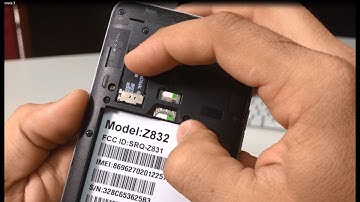 How to install SD and SIM card into ZTE Sonata 3