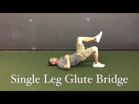 Single Leg Glute Bridge