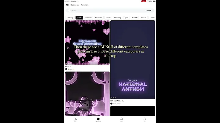 Tutorial on how to find templates on CapCut! Pause to read? (Read description)