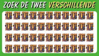 ZOEK DE TWEE VERSCHILLENDE - 🙂🙂😎🙂🙂🙂🙂😎🙂