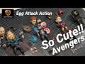 Beast kingdom so cute egg attack action figure avengers       