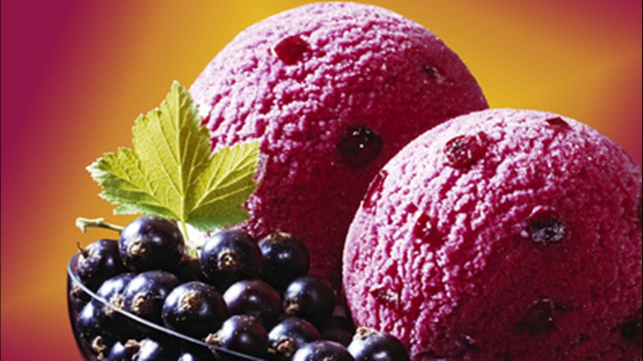 Recette : Glace au cassis - YouTube