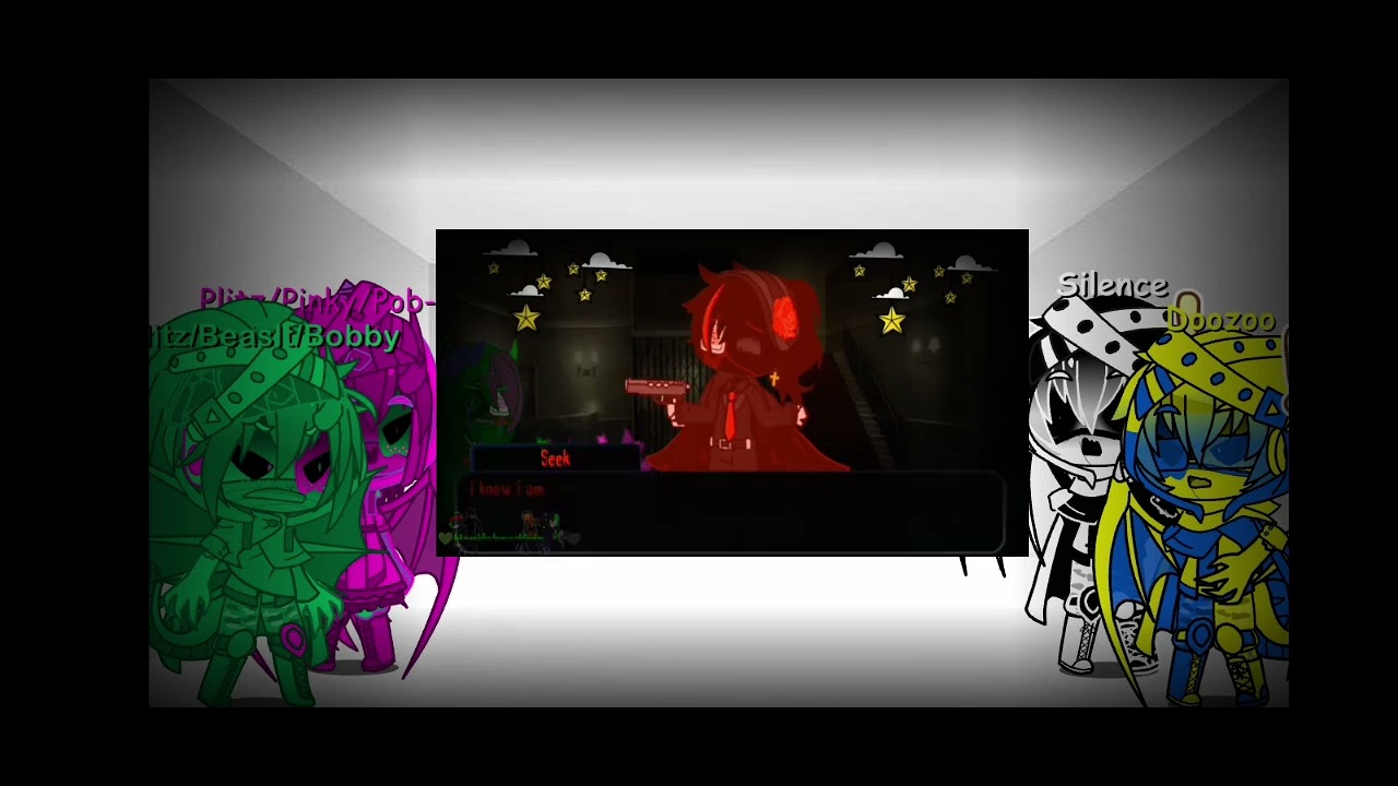 Blitz Twins, Doozoo, and Silence react to Greeny and Lovely's death | Doors x Gacha Club | Part 3