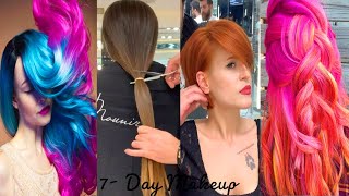 Best Hair Color Transformations 2020 _ Rainbow Hair Compilation!New Hairstyles Tutorials