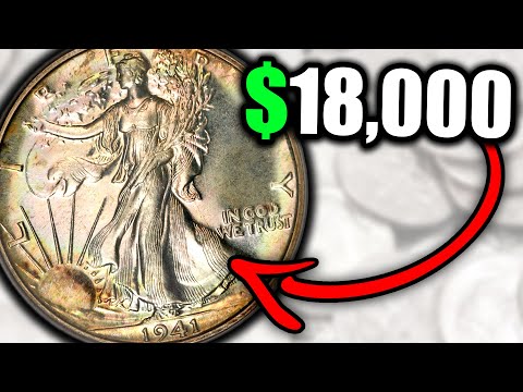 Old Silver Half Dollar Coins Worth Thousands of Dollars!!