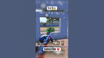 1vs2 clutch moment in pubg mobile #shorts #short #shortsviral #shortsyoutube