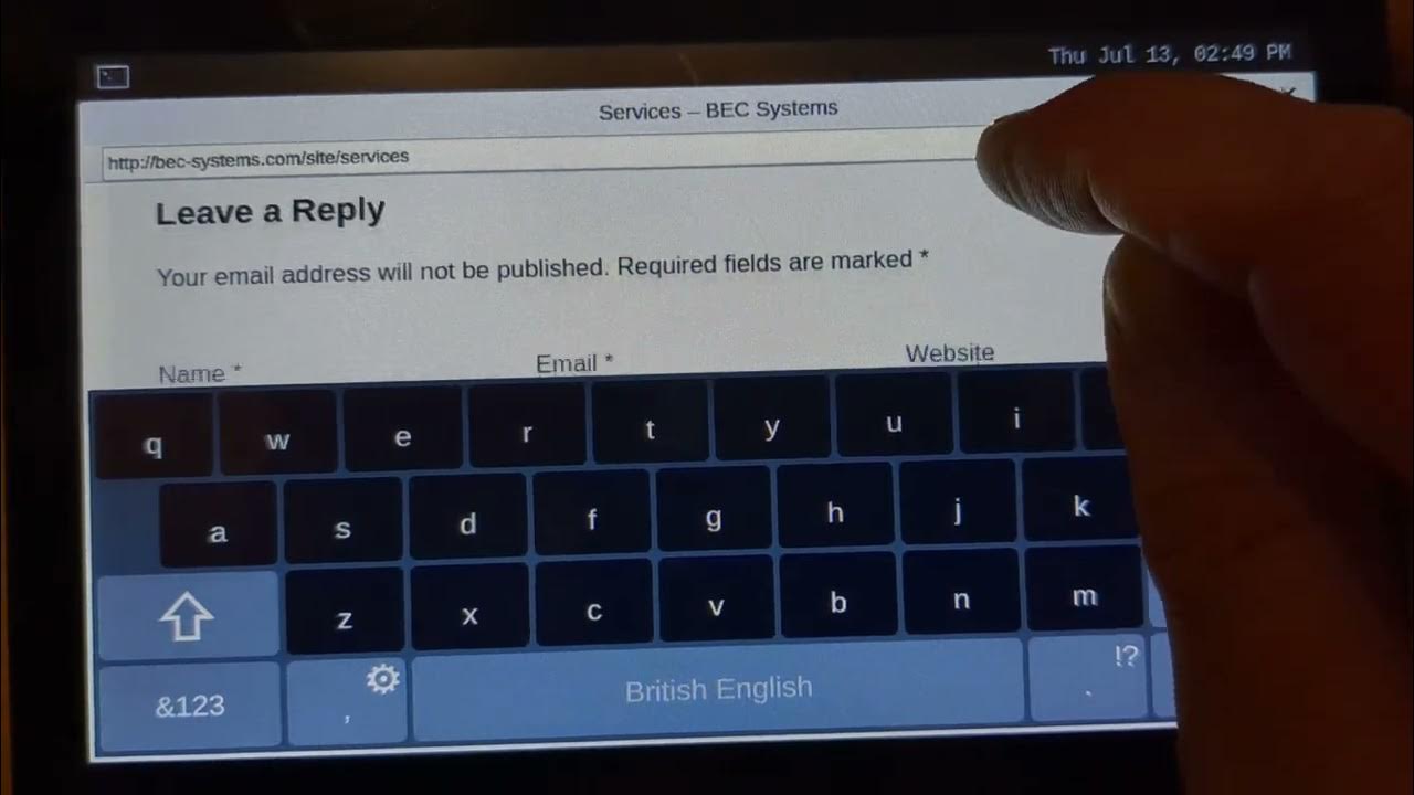 The Qt6 Virtual Keyboard in the Yoe Kiosk Browser YouTube