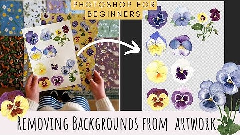 How To Remove Backgrounds From Traditional Artwork Using Photoshop