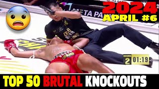 Top 50 Best Knockouts In April 2024 Mmamuay Thaiboxingkickoxing