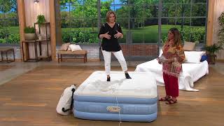 AeroBed Queen 18" Air Mattress with Antimicrobial Sleep Surface on QVC