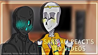 「 Sans AU react's to video 」// [RUS/ENG] // happy Valentine's Day ♡ //