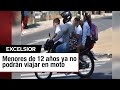 Prohíben llevar a menores de 12 años en moto; ¿de cuánto será la multa?