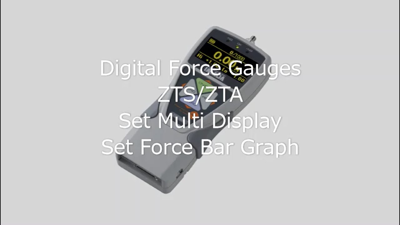 [Users Guide] Digital Force Gauges ZTS/ZTA Series Set Multi Display ...