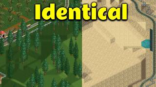 Nearly all maps in RollerCoaster Tycoon are the same
