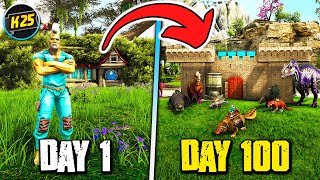 I Survived 100 Days in HARDCORE Ark Svartalfheim(Modded)... Here's what Happened😬