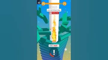 Stack Ball 🔥 Level 70 Perfect Clear in One Go 😱 | Insane Speed Run! #gaming #stackball #games