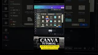 How to upscale a video using apps in Canva  #แคนวา #canvatips