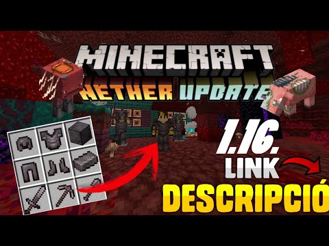 DESCARGAR MINECRAFT PE 1.16.0.2 NUEVA ACTUALIZACIÓN NETHER