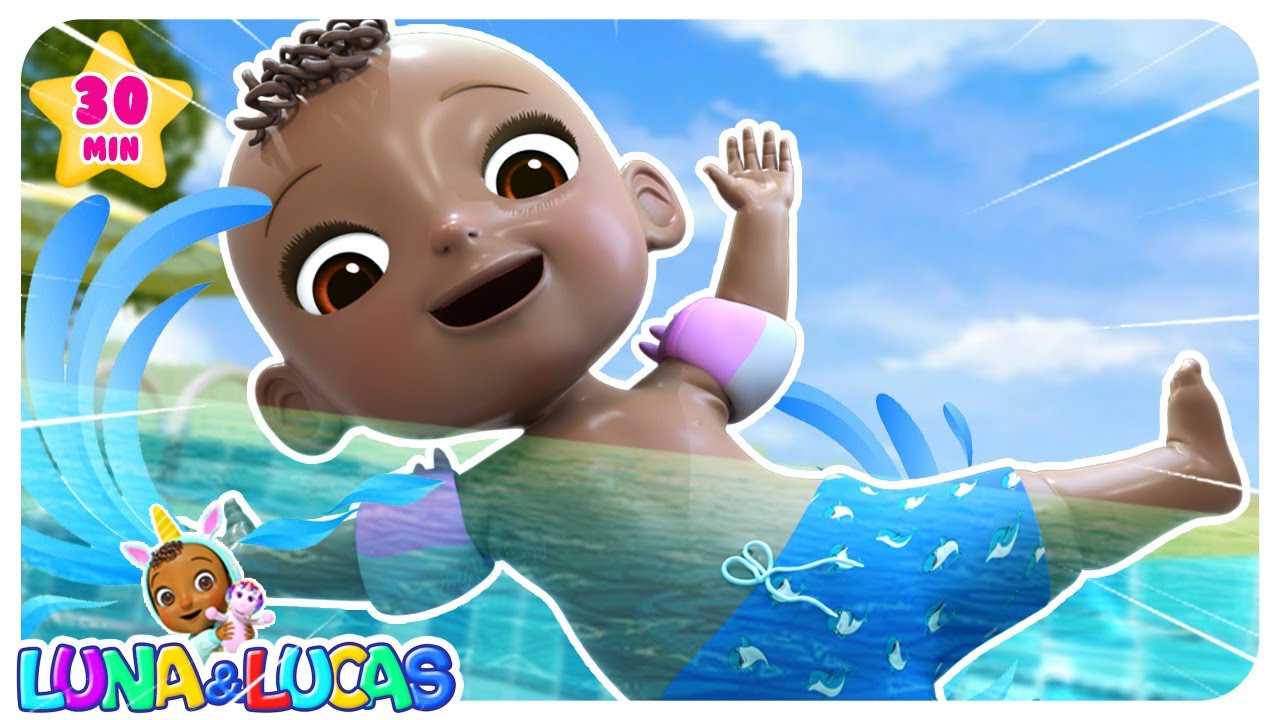 Swimming Song Pool Party: A Fun Song for Kids | Nursery rhymes for kids ...