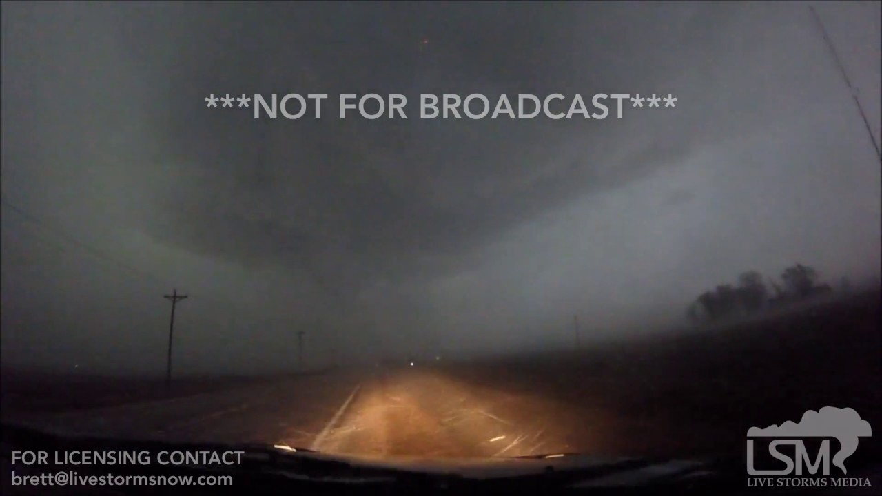 3/6/2017 Near ster City, IA *Inside Possible Tornado* Large hail