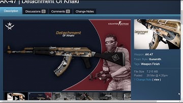 Csgo Workshop skins #2 - AK-47 | Detachment Of Khaki