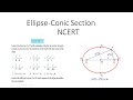 Ellipse -Conic Section | Class 11 Maths | NCERT Maths
