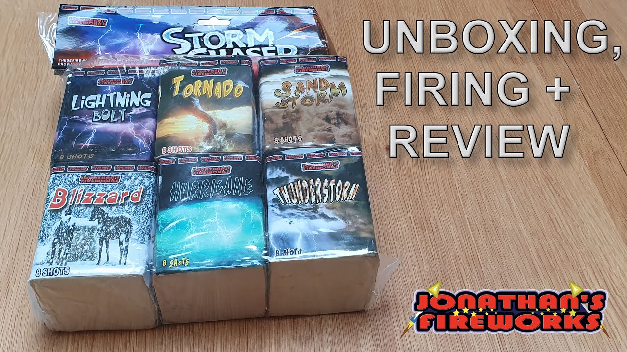 Jonathan's Fireworks - Storm Chaser Barrage Pack - Unboxing, Firing, and Review