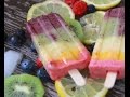 Rainbow Smoothie Popsicles + New Video Format