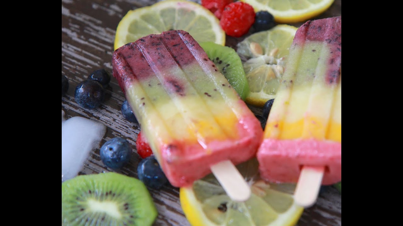 Rainbow Smoothie Popsicles + New Video Format | Divas Can Cook