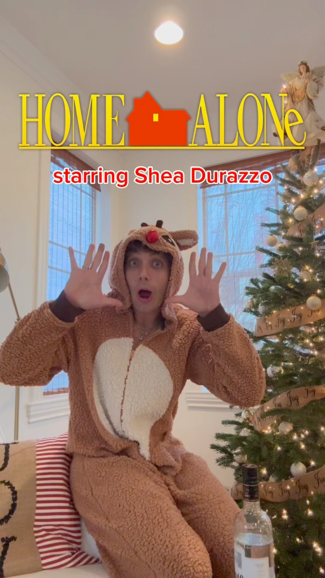 home alone (starring me) #sheadurazzo #homealone #christmas