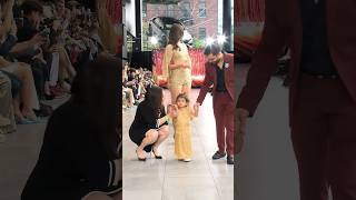 Cute little models first newyork fashion week #fashion