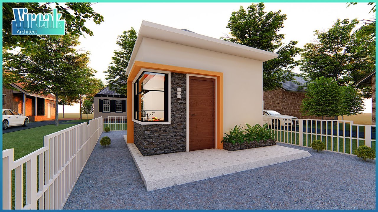 SMALL HOUSE 4MX4M FOR SINGLE PERSON YouTube