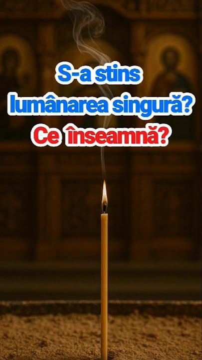 Ți s-a stins lumânarea la biserică? ✝️ Semn sau întâmplare? #OrtodoxieVie #lumânare