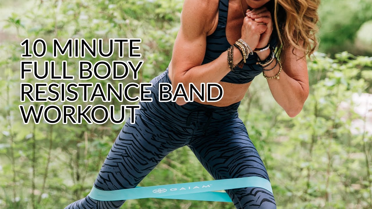 10-Minute Full Body Resistance Band Workout 