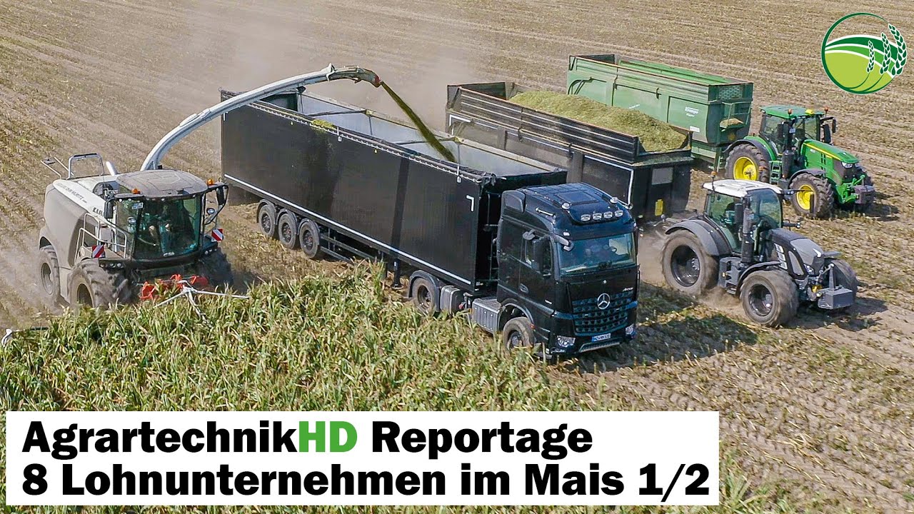 Maishäckseln mit den neuesten  JOHN DEERE Feldhäckslern