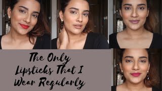 FINALLY REVEALED MY CURRENT FAVOURITE LIPSTICKS Starting from Rs149/- Perfect For Indian Skin Tones