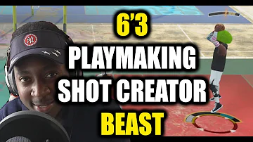 WHERE HAVE I BEEN!?!?! PLAYMAKING SHOT CREATOR BUILD- NBA 2K21
