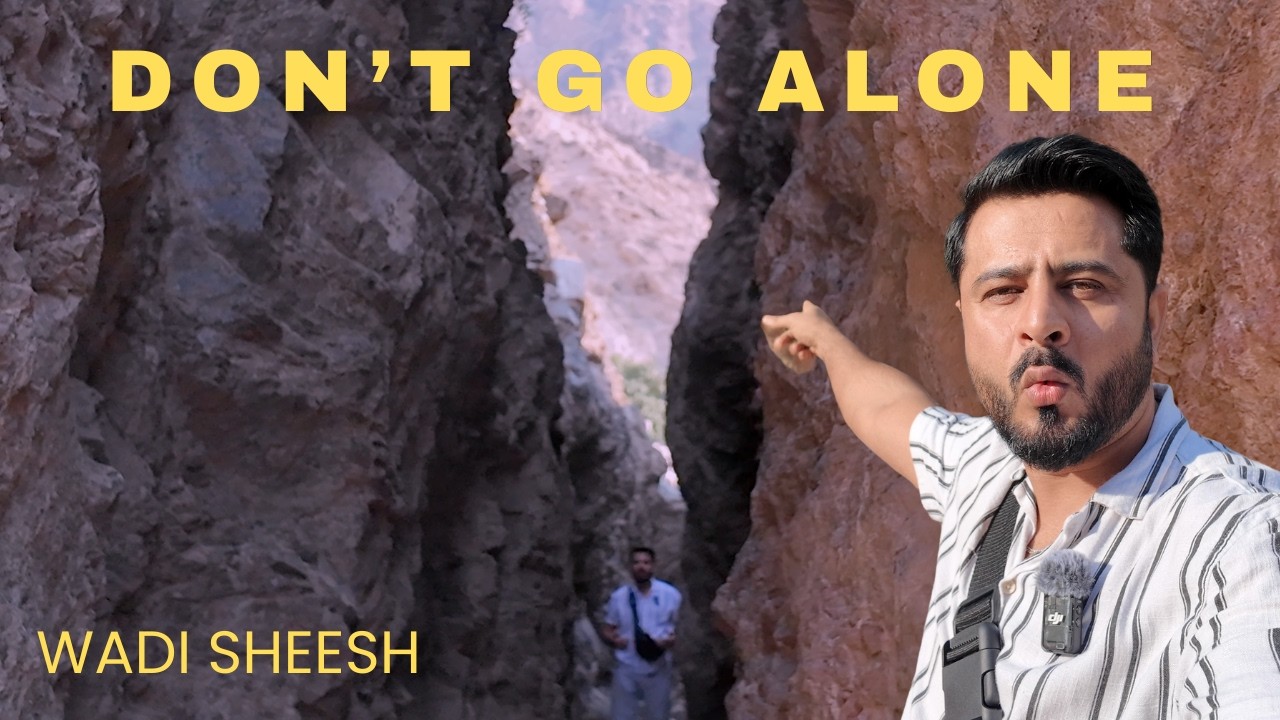 I Got Stuck Hiking in Wadi Sheesh | Real Adventure in UAE.