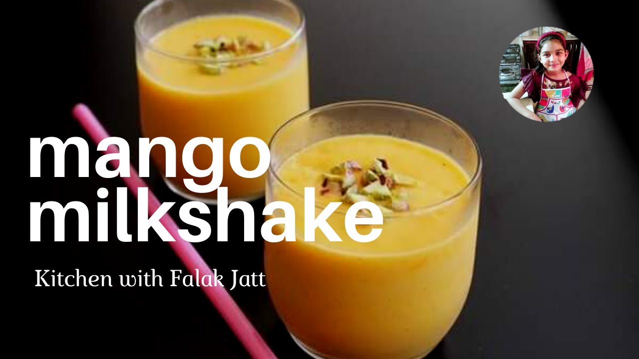 Mango Milkshake Recipe How To Make Mango Shake by kitchen with falak
