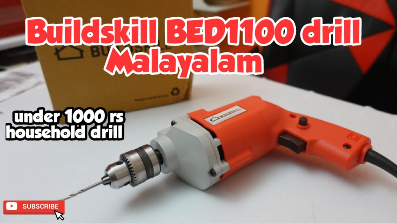 Buildskill bed1100 drill Flipkart Malayalam YouTube