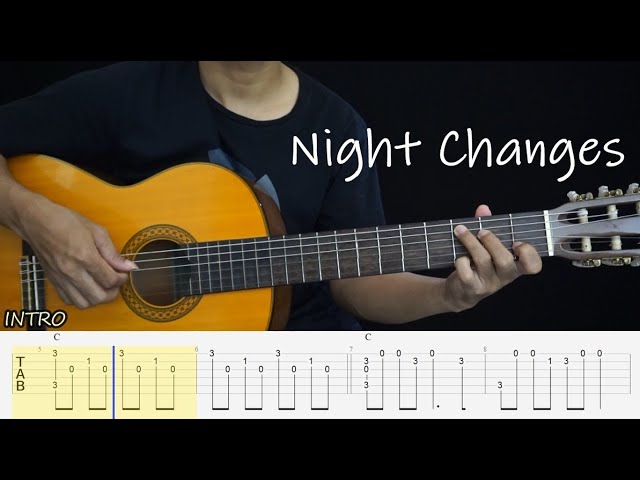 Night Changes by One Direction #nightchanges #onedirection #guitartuto