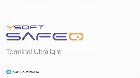 YSoft SafeQ - Terminal Ultralight