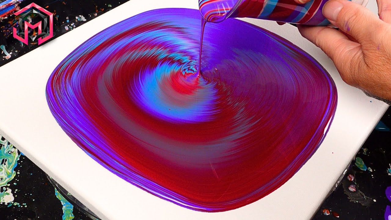 BLOWN AWAY! Acrylic Pouring and Fluid Art at Home for Therapy